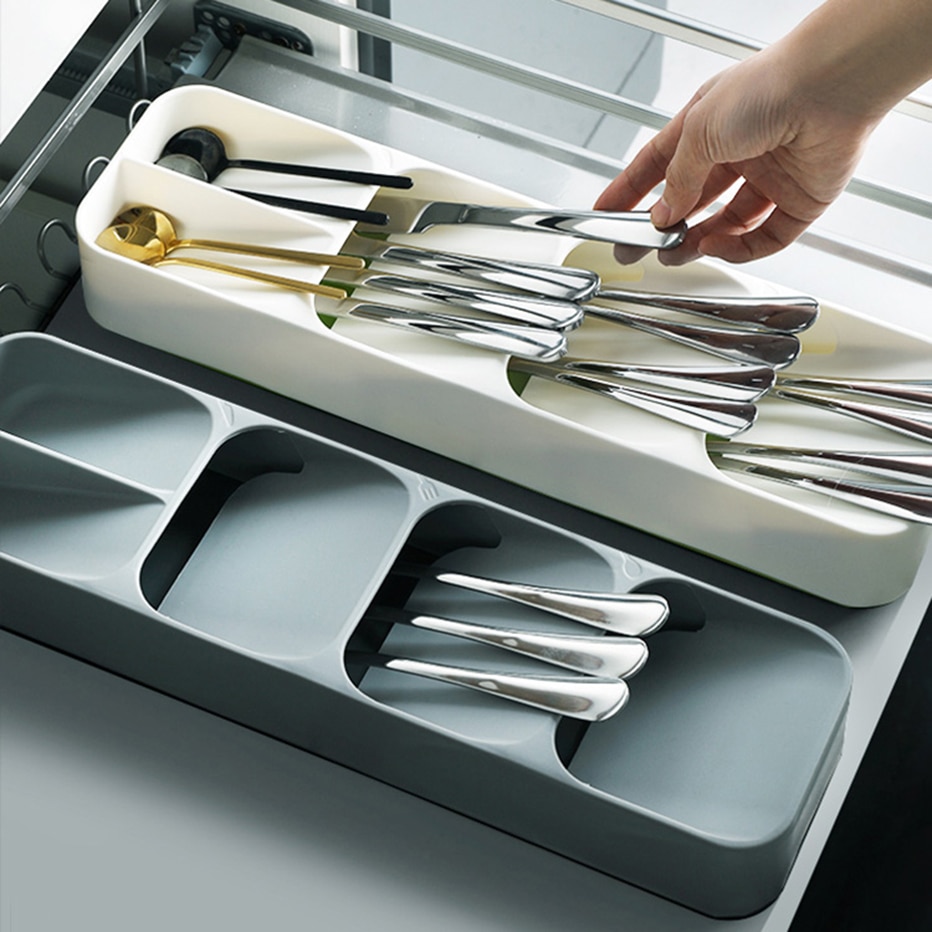 Kitchen Cabinet Tray Organizer