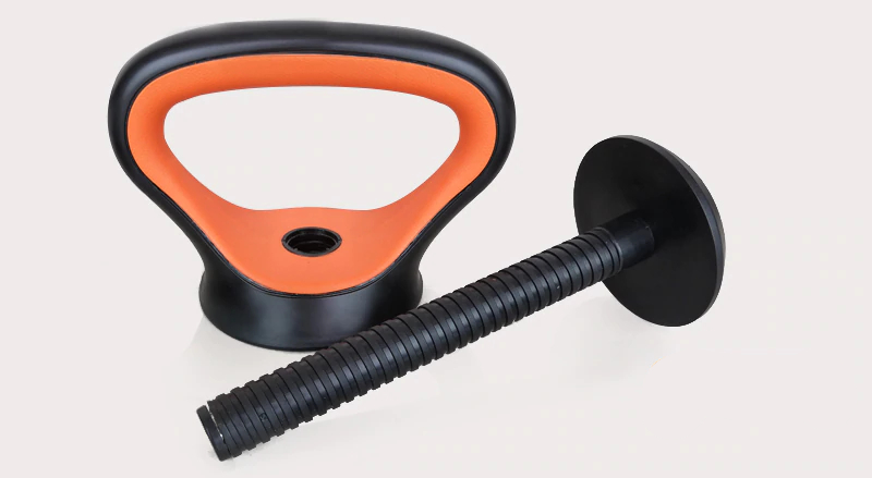 Gym Adjustable Kettlebell Handle with Weight Plates