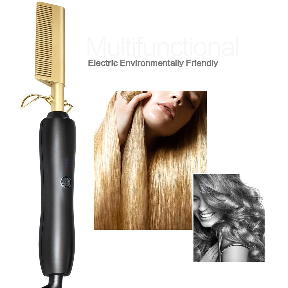Hair Straightener Heat Comb