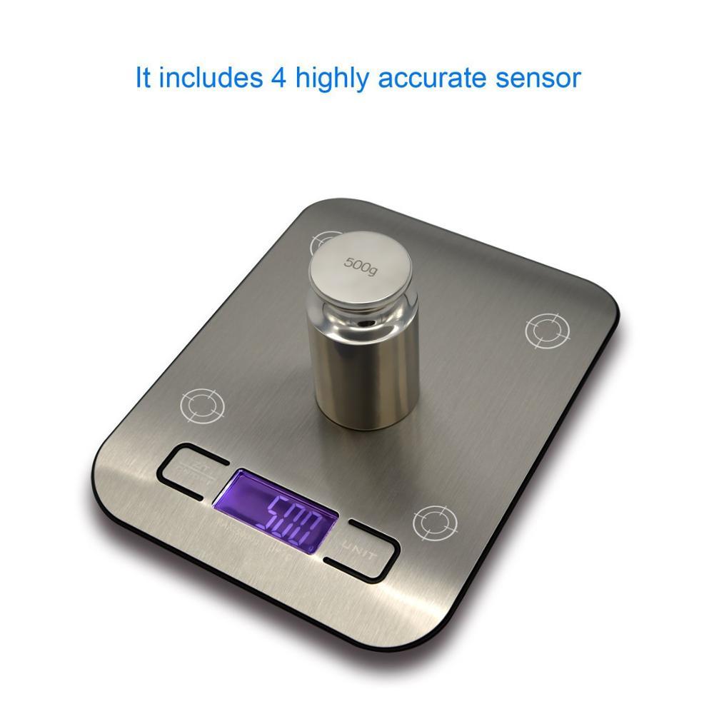 Multifunction Digital Kitchen Scale with LCD Display