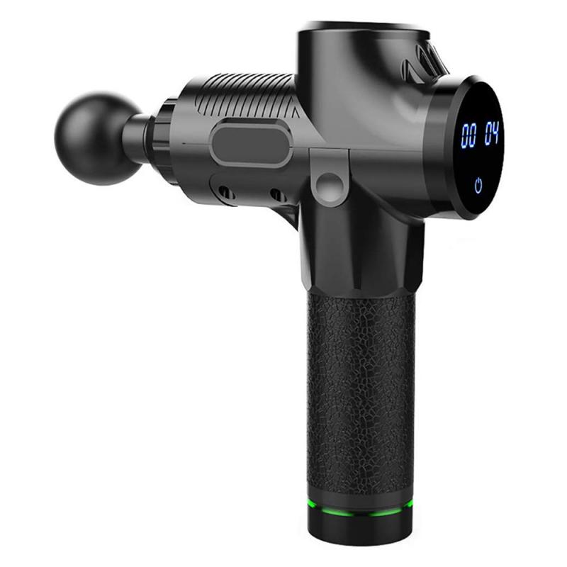 Appareil de massage à percussion sans fil portatif,dispositif à vibrations, soulagement des muscles, tissu profond, à porter dans la main, pistolet pour masser le fascial,