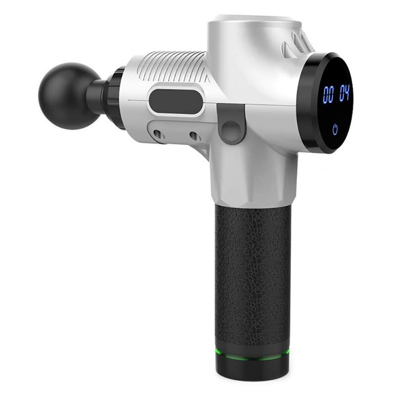 Appareil de massage à percussion sans fil portatif,dispositif à vibrations, soulagement des muscles, tissu profond, à porter dans la main, pistolet pour masser le fascial,