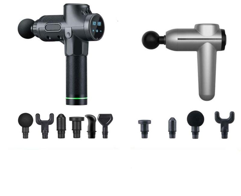 Appareil de massage à percussion sans fil portatif,dispositif à vibrations, soulagement des muscles, tissu profond, à porter dans la main, pistolet pour masser le fascial,