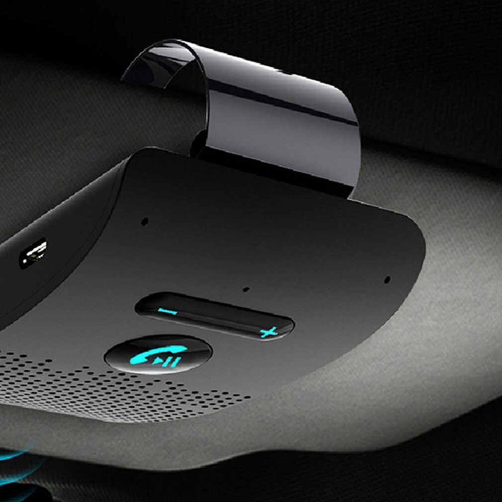 Kit de voiture mains libres 4.2 pare-soleil avec clip, récepteur Audio sans fil, haut-parleur, lecteur de musique, double Microphone Kit de voiture mains libres 4.2 pare-soleil avec clip, récepteur Audio sans fil, haut-parleur, lecteur de musique, double Microphone