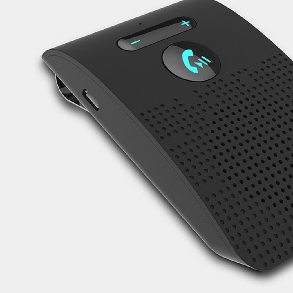 Kit de voiture mains libres 4.2 pare-soleil avec clip, récepteur Audio sans fil, haut-parleur, lecteur de musique, double Microphone