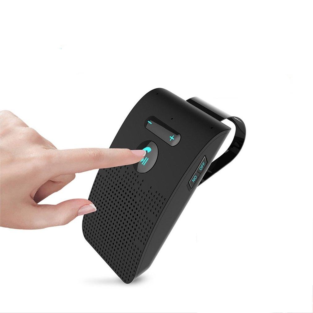 Kit de voiture mains libres 4.2 pare-soleil avec clip, récepteur Audio sans fil, haut-parleur, lecteur de musique, double Microphone Kit de voiture mains libres 4.2 pare-soleil avec clip, récepteur Audio sans fil, haut-parleur, lecteur de musique, double Microphone