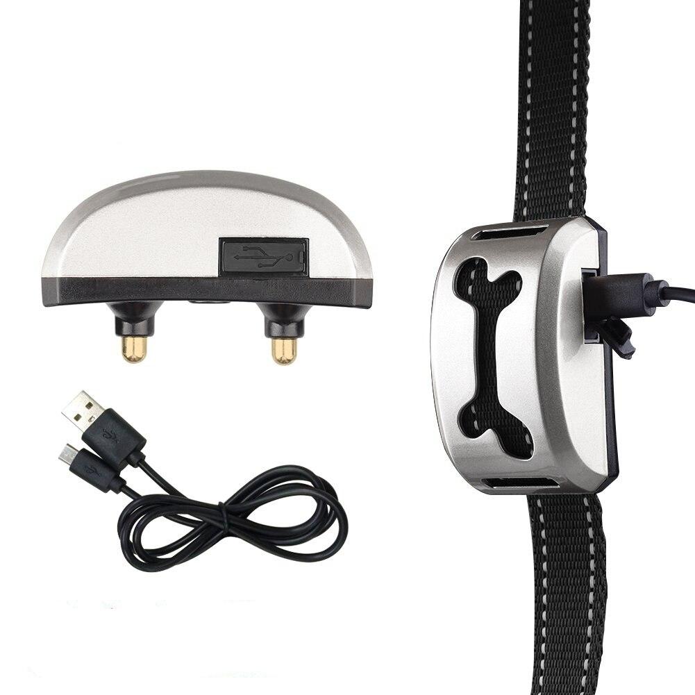 Collier Intelligent Anti-aboiement pour chien, Rechargeable, ultrasonique, étanche, Vibration, contrôle des aboiements