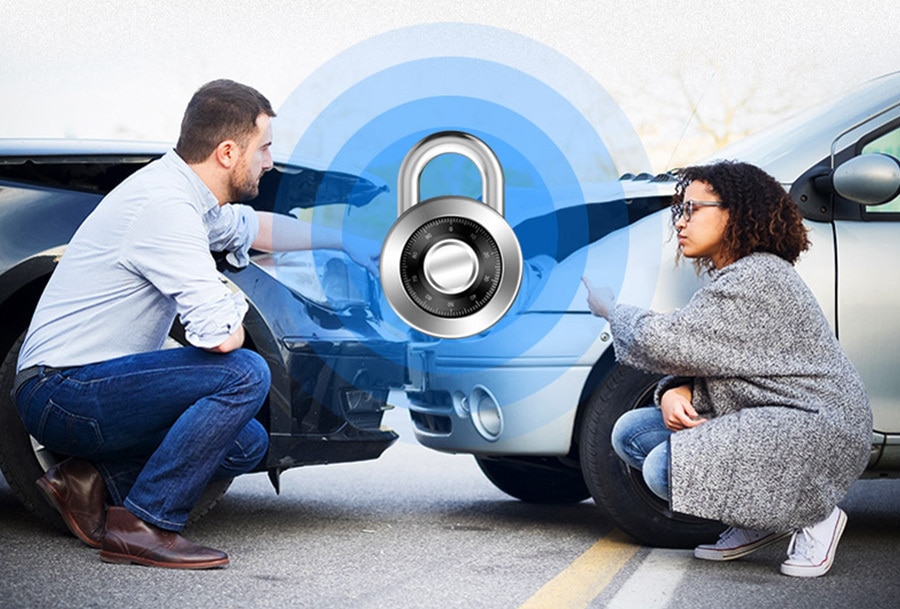 Caméra de rétroviseur Dvr pour voiture, 4.3 pouces FHD 1080P, enregistreur vidéo automatique avec double objectif