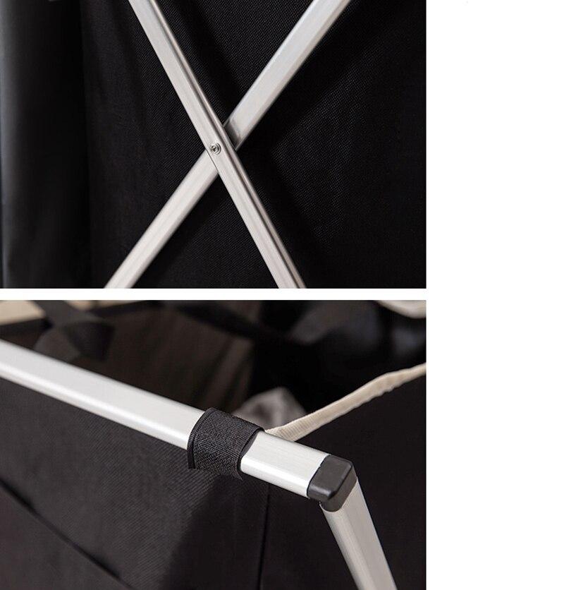 Panier de rangement pour vêtements sales, panier de rangement à trois grilles pliable, grand panier à linge étanche pour la maison Panier de rangement pour vêtements sales, panier de rangement à trois grilles pliable, grand panier à linge étanche pour la maison