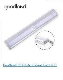 Goodland – lumière LED avec capteur de mouvement PIR, veilleuse intelligente pour garde-robe, cuisine, chambre à coucher, placard