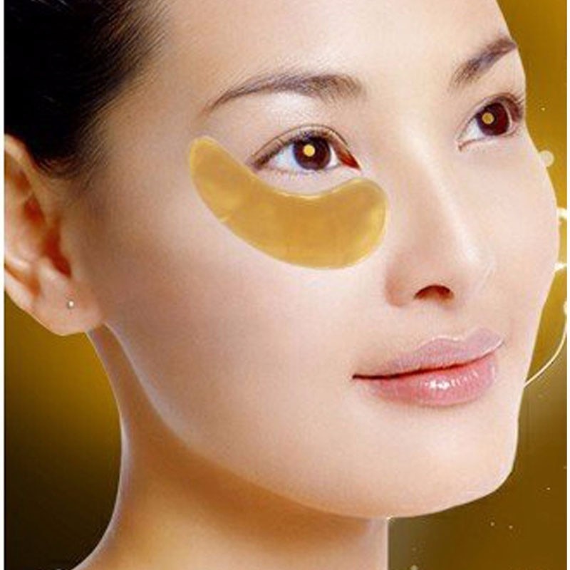Masque de beauté au collagène cristal or, 20 pièces = 10 paires, Patch pour les yeux, masque coréen contre l'acné, soins pour la peau