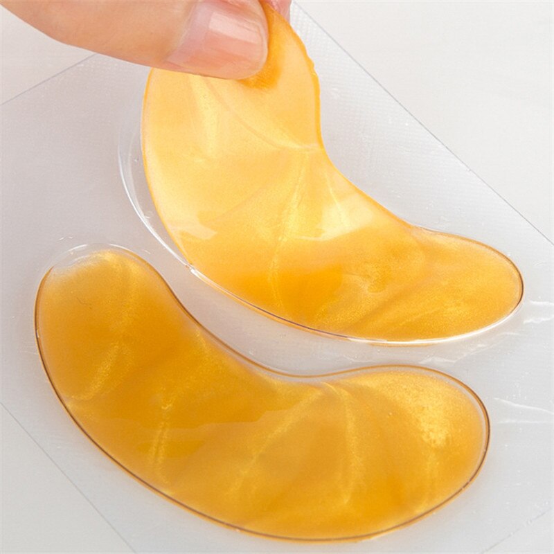 Masque de beauté au collagène cristal or, 20 pièces = 10 paires, Patch pour les yeux, masque coréen contre l'acné, soins pour la peau