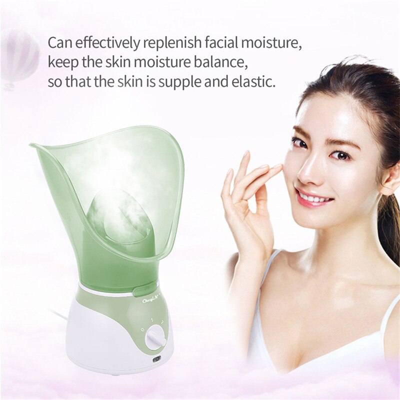 CkeyiN – vapeur pour le visage, Sauna, Spa, maison, brume chaude, humidificateur, atomiseur, Nano pulvérisateur, hydratant, débouche les Pores