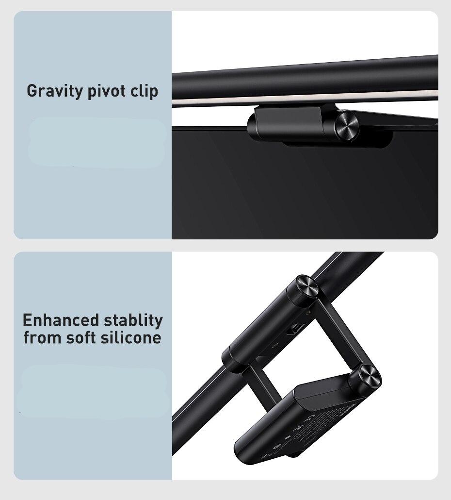 Baseus – lampe LED pour écran d'ordinateur, barre suspendue pour moniteur PC, veilleuse USB à gradation continue Baseus – lampe LED pour écran d'ordinateur, barre suspendue pour moniteur PC, veilleuse USB à gradation continue