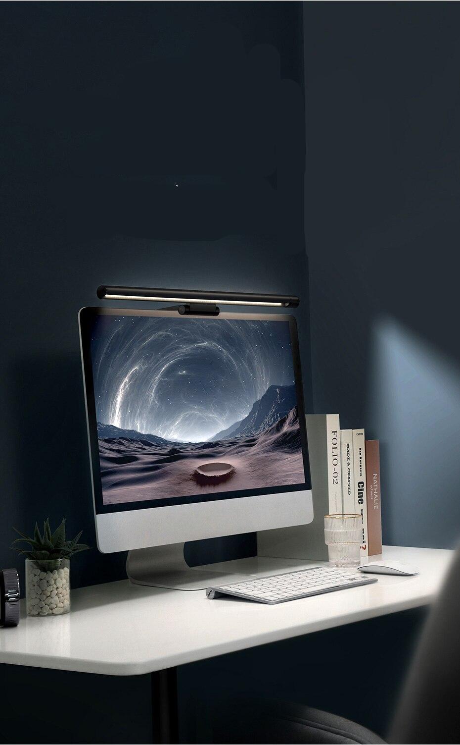 Baseus – lampe LED pour écran d'ordinateur, barre suspendue pour moniteur PC, veilleuse USB à gradation continue Baseus – lampe LED pour écran d'ordinateur, barre suspendue pour moniteur PC, veilleuse USB à gradation continue