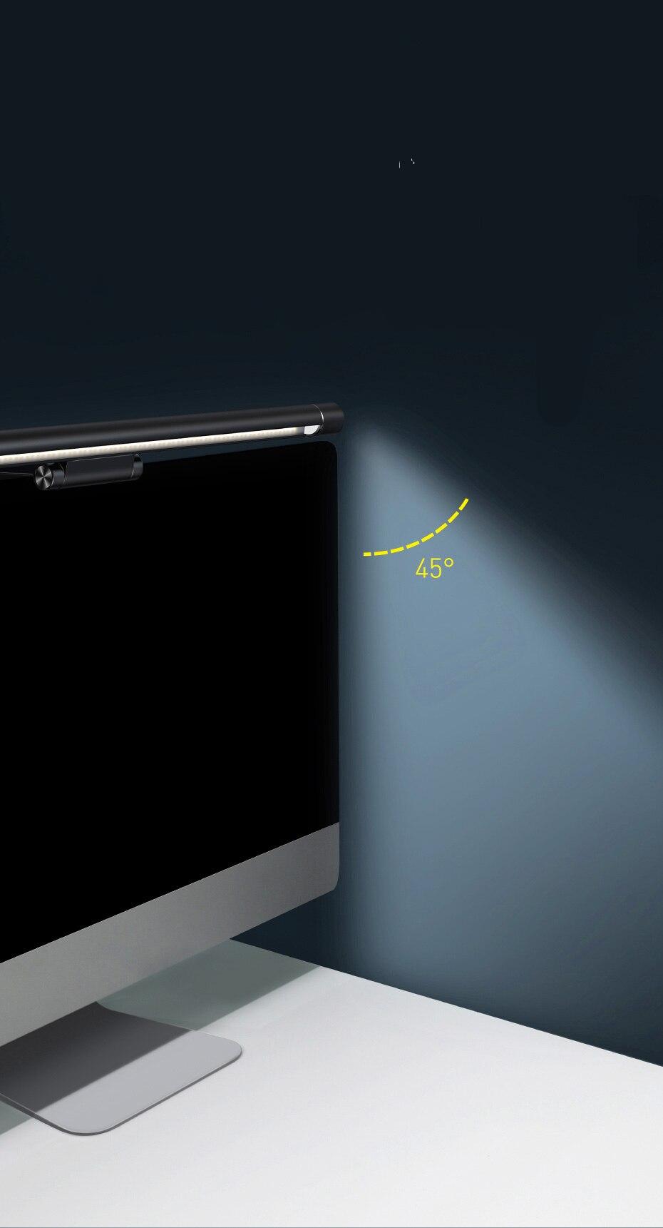 Baseus – lampe LED pour écran d'ordinateur, barre suspendue pour moniteur PC, veilleuse USB à gradation continue Baseus – lampe LED pour écran d'ordinateur, barre suspendue pour moniteur PC, veilleuse USB à gradation continue