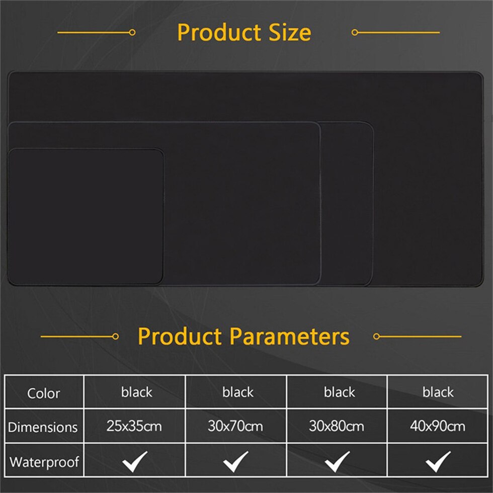 Tapis de souris grand format, pour joueur, XXL, clavier, ordinateur, accessoires de jeu pour CS GO,