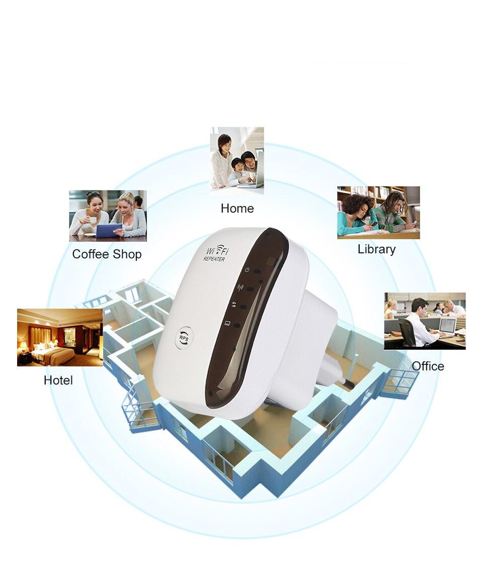 Amplificateur Wifi sans fil, routeur de longue portée, appareil de 300 Mbps, 2.4G, ultraboost, point d'accès