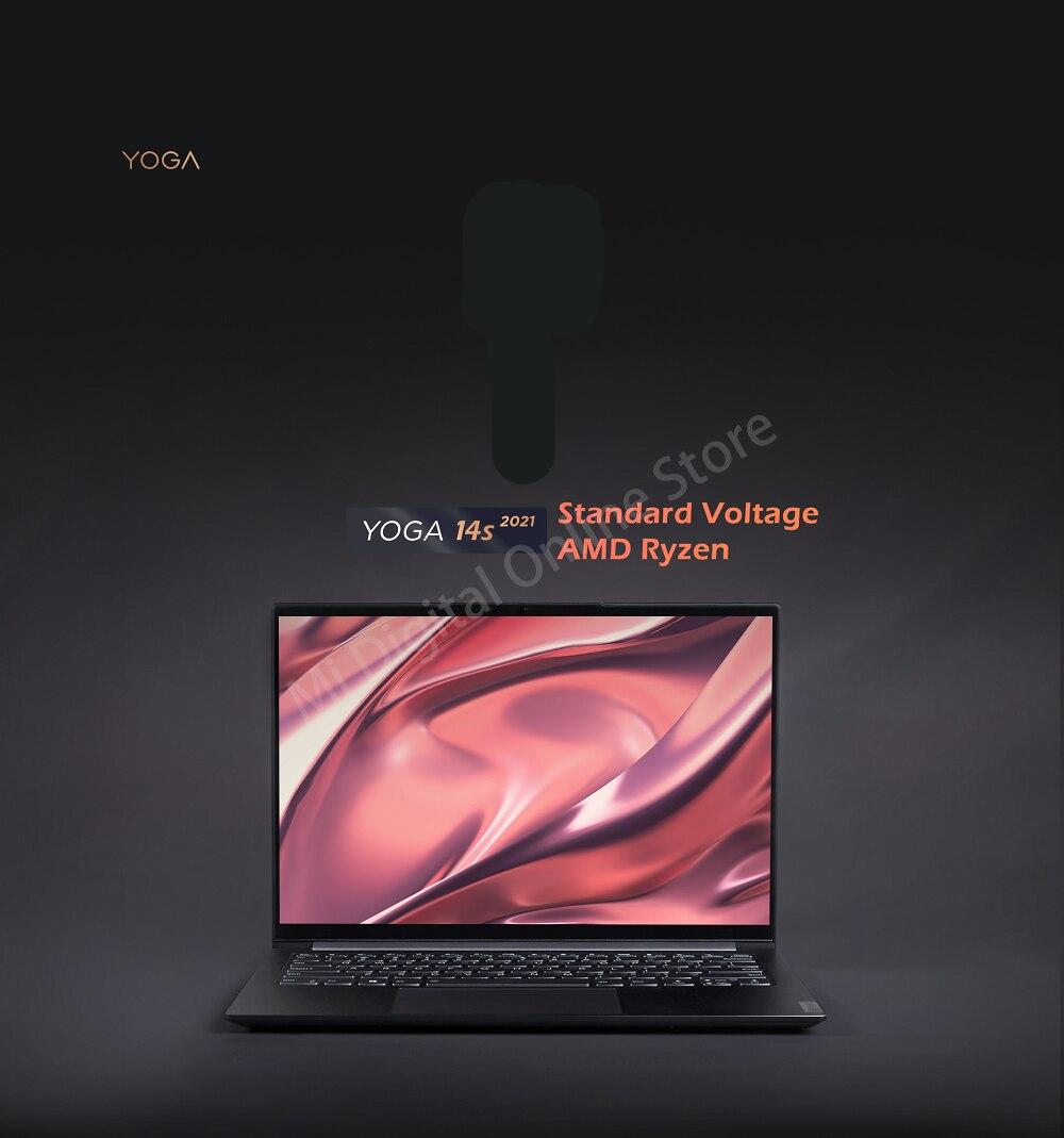 Lenovo – PC portable YOGA 14s 2021, ordinateur avec processeur AMD Ryzen 7 5800H, 16 go de RAM, 1 to de SSD, plein écran 14 pouces, 2.8K, 90Hz