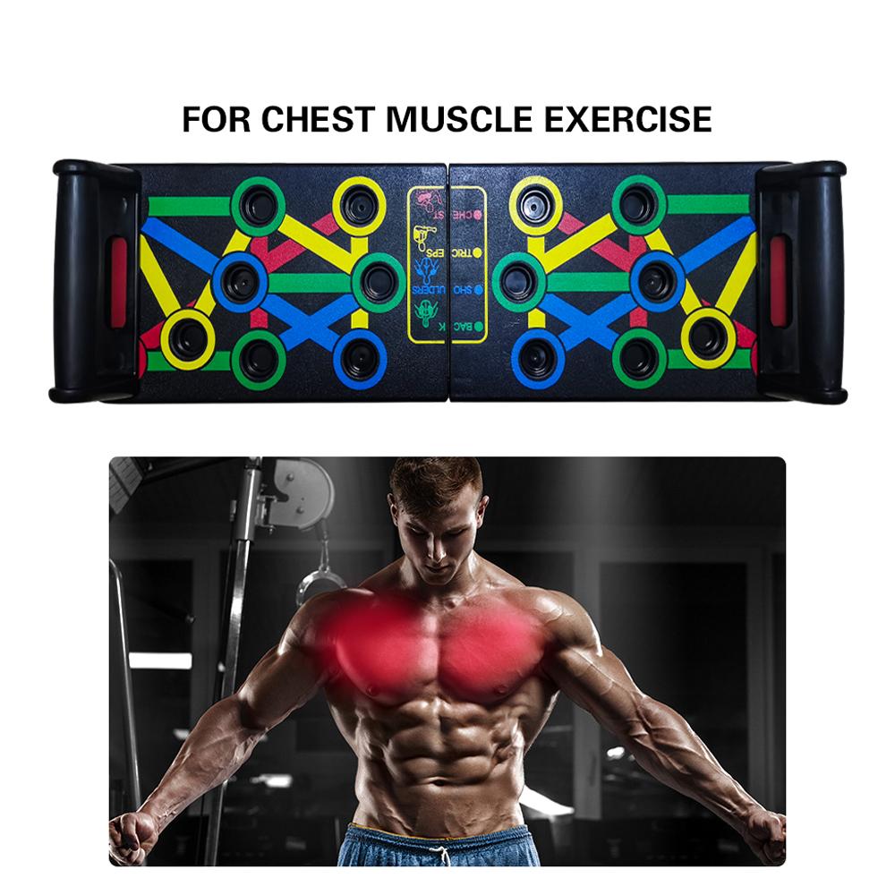 Support de Push-Up multifonction 14 en 1, planche d'entraînement physique complet, support de musculation