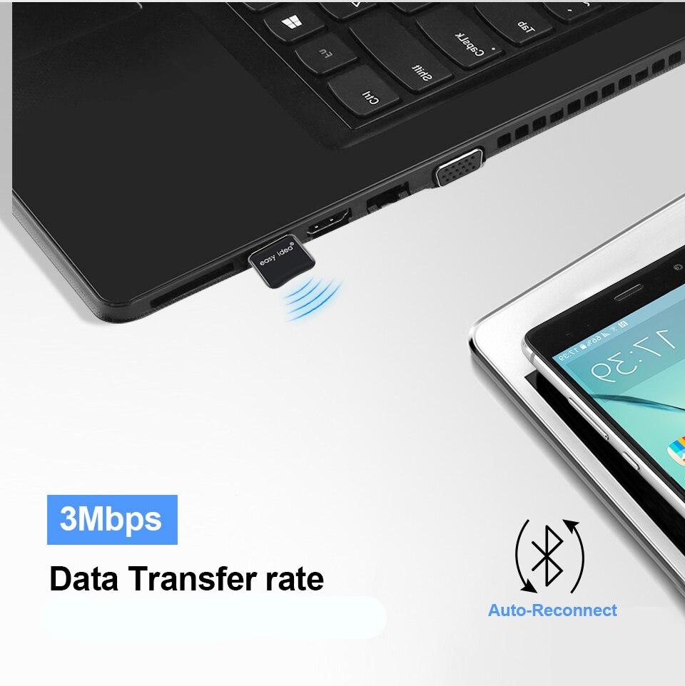 Mini adaptateur USB, récepteur/transmetteur audio sans fil, Bluetooth /5.0, dongle 4.0 pour ordinateur