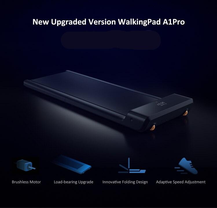 WalkingPad – tapis de course électrique pliable A1 Pro, Machine de Sport, Fitness, tapis de marche, moteur sans balais, pour gymnastique à domicile WalkingPad – tapis de course électrique pliable A1 Pro, Machine de Sport, Fitness, tapis de marche, moteur sans balais, pour gymnastique à domicile